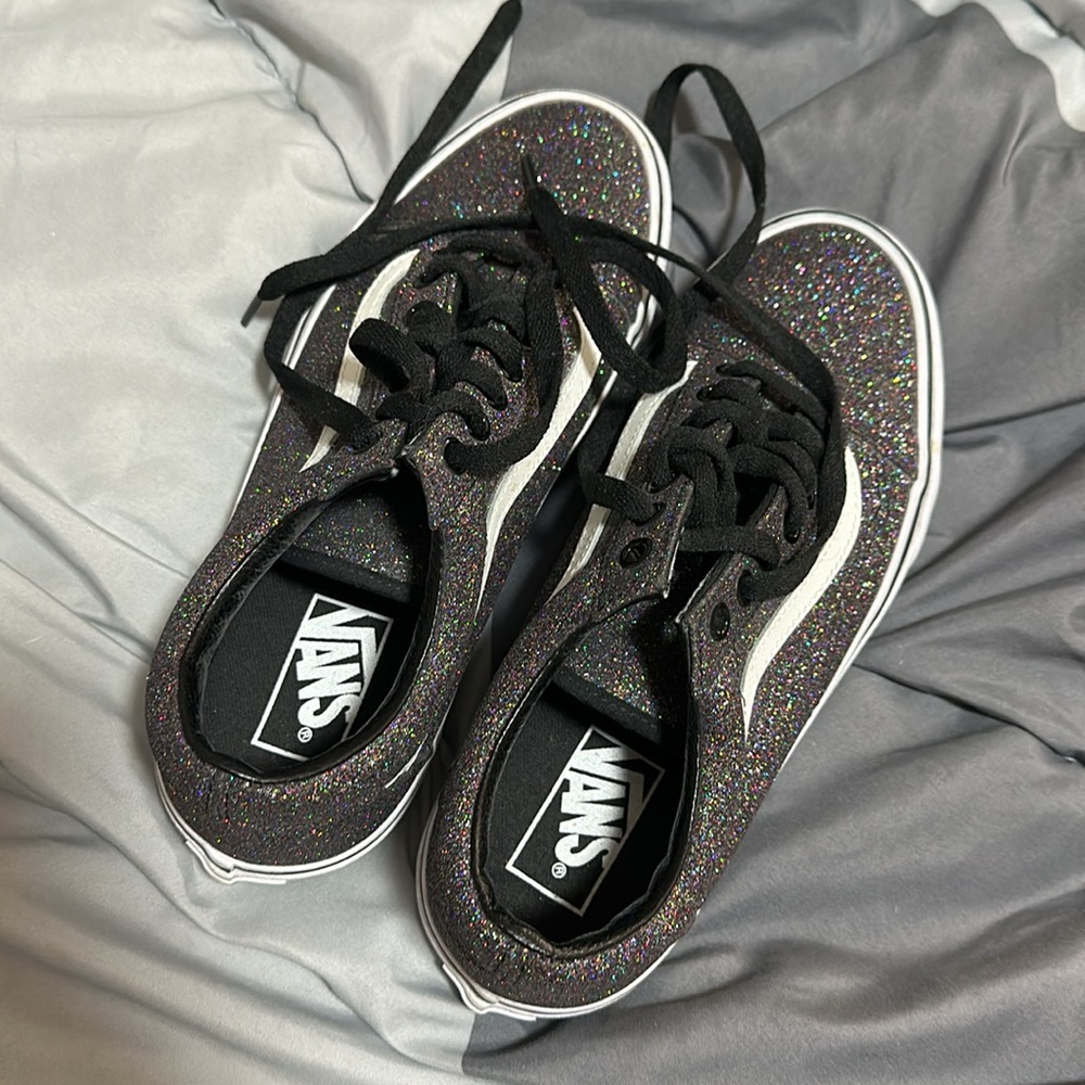 Vans Black Multi Glitter Old Skool